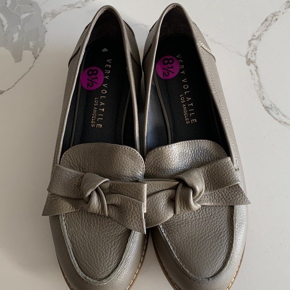 Very volatile leather lofeats size 9 gray comfy - Picture 6 of 9